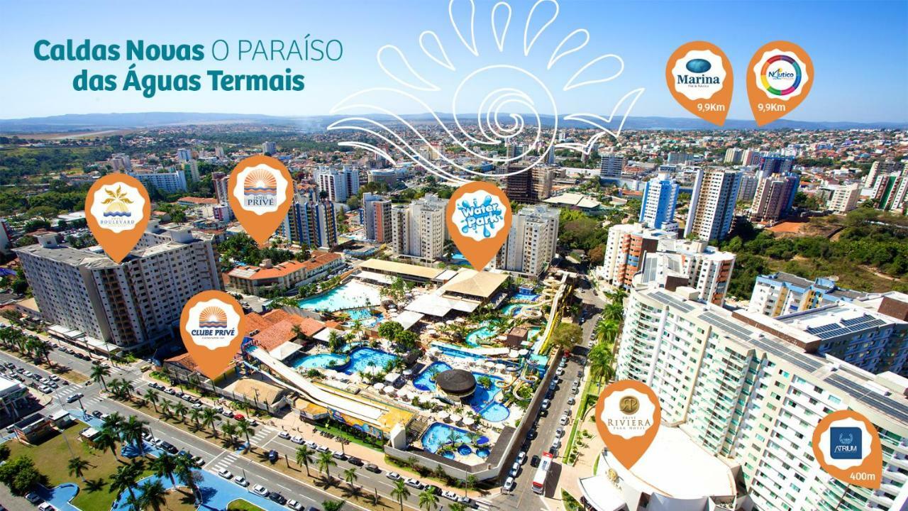 Riviera Park Hotel By Wam Experience Caldas Novas Esterno foto